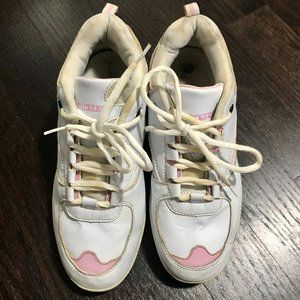 White Sneakers with Wheels